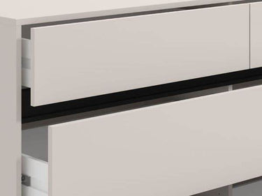 Zavaro Cashmere Wide Chest of Drawers: Elegant Six-Drawer Storage Solution for Modern Homes - UK Luxury Furniture